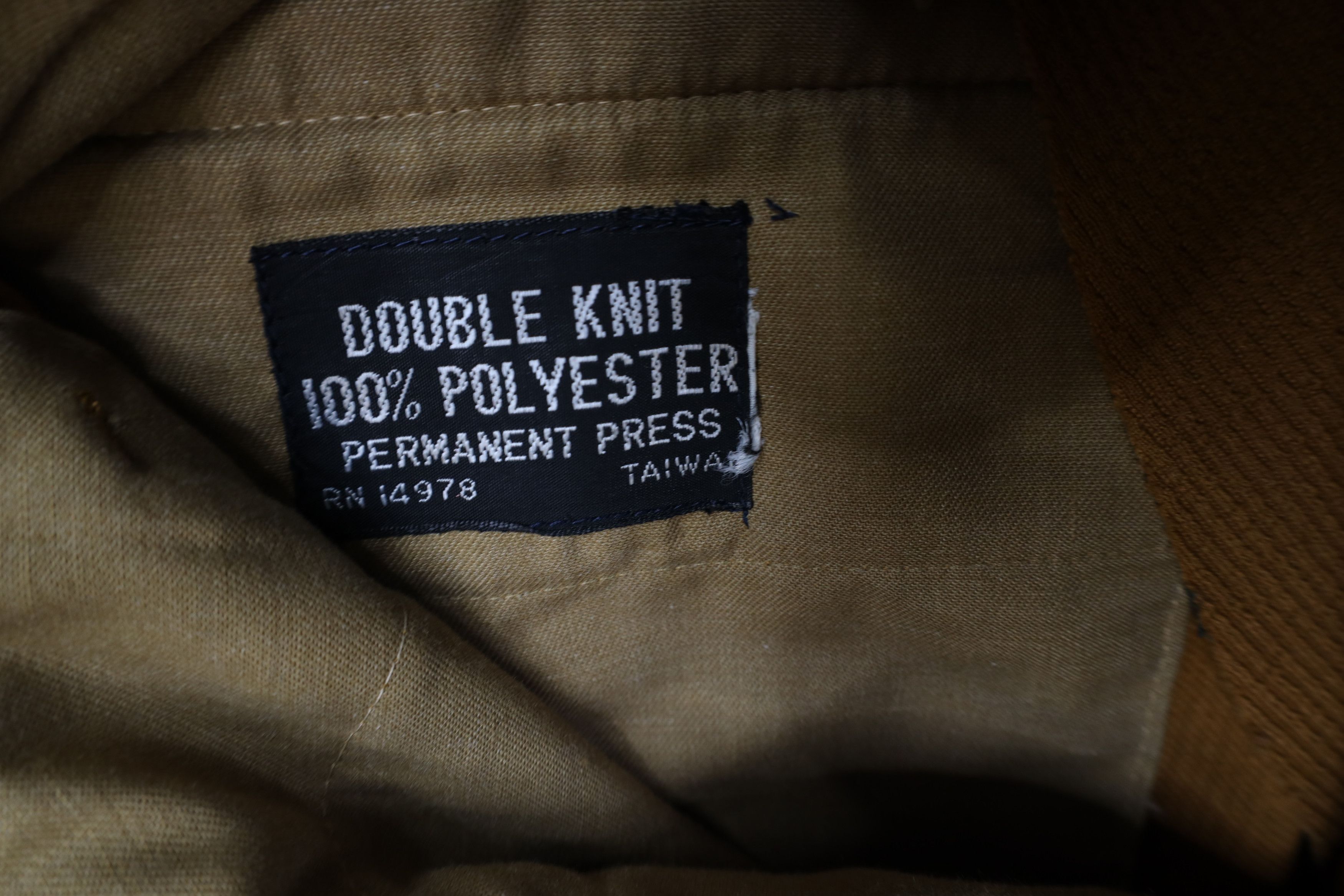 Vintage Vintage 70s Streetwear Ribbed Double Knit Bell Bottoms Pants Size US 34 / EU 50 - 7 Thumbnail