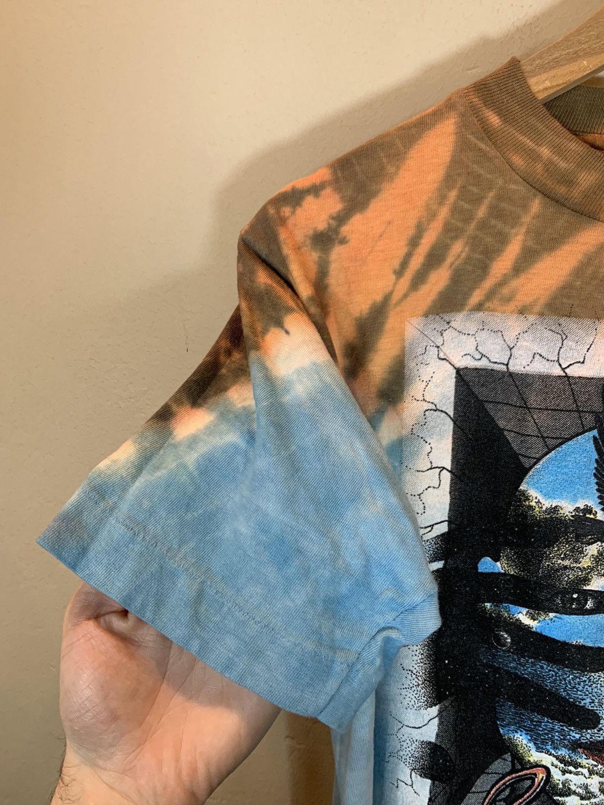 Band Tees × Vintage RARE* Vintage 1986 John Lennon Imagine Symmetria Art T-Shirt Size US M / EU 48-50 / 2 - 6 Thumbnail
