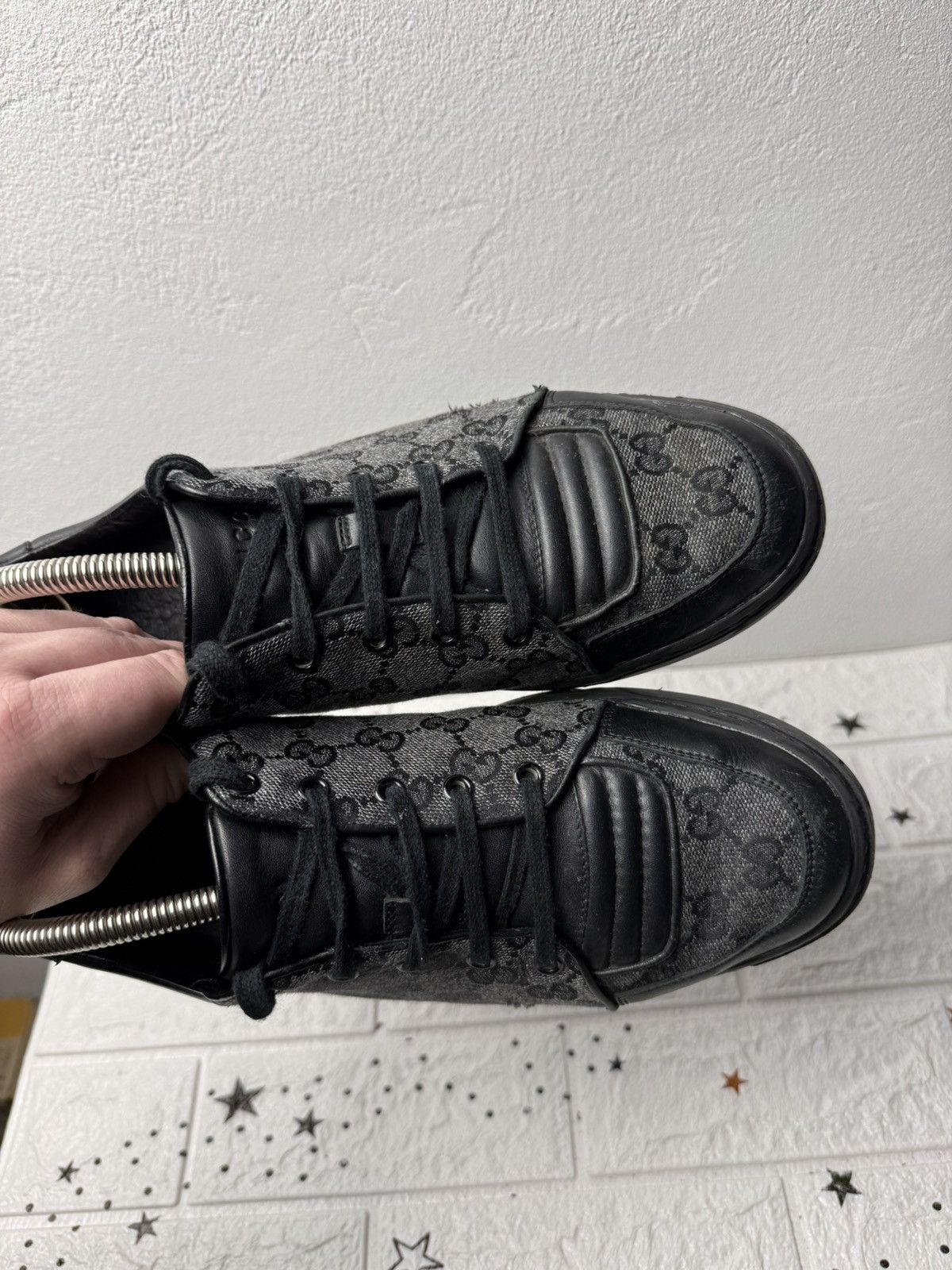 Gucci Gucci Gucci Low Cut Sneakers GG Pattern US7.5 UK7 EUR41.5 Size US 7.5 / EU 40-41 - 4 Thumbnail
