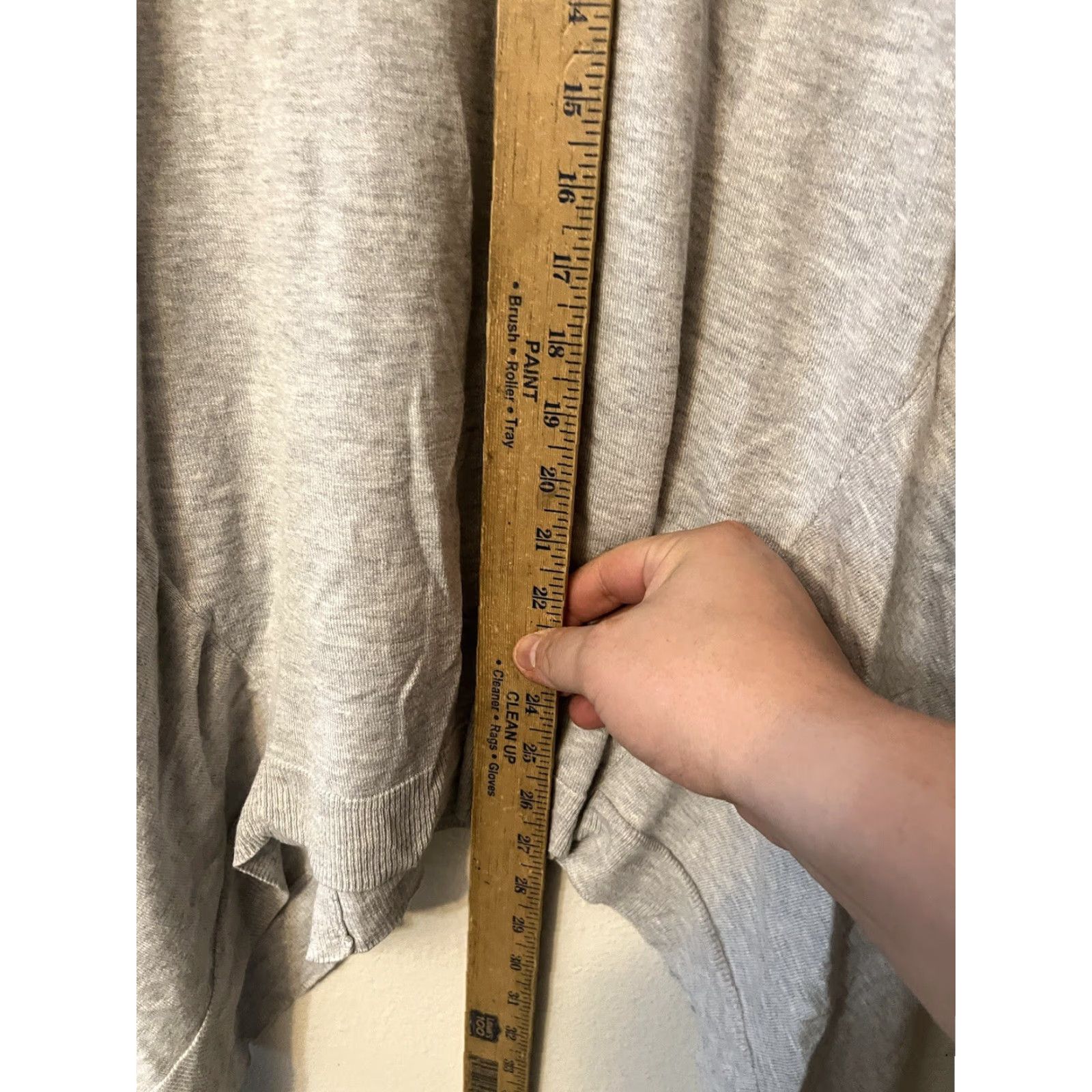 Vintage Chicos Featherweight Turtleneck Tunic Sz 2 Medium Cashmere Sweater Handkerchief Shirt Womens Tunic Long Sleeve Gray Cashmere, Cashmere Blend Size L / US 10 / IT 46 - 4 Thumbnail
