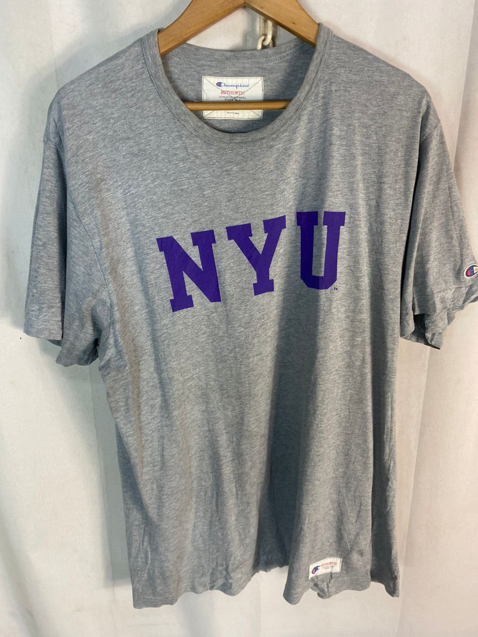 Champion Nyu printed tshirt by champion Size US M / EU 48-50 / 2 - 2 Thumbnail