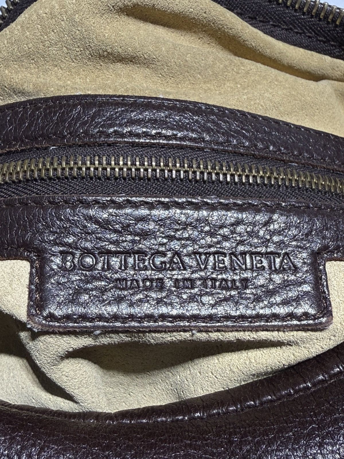 Bottega Veneta Bottega Veneta Brown Leather Hobo Bag Woven Design Size ONE SIZE - 7 Thumbnail