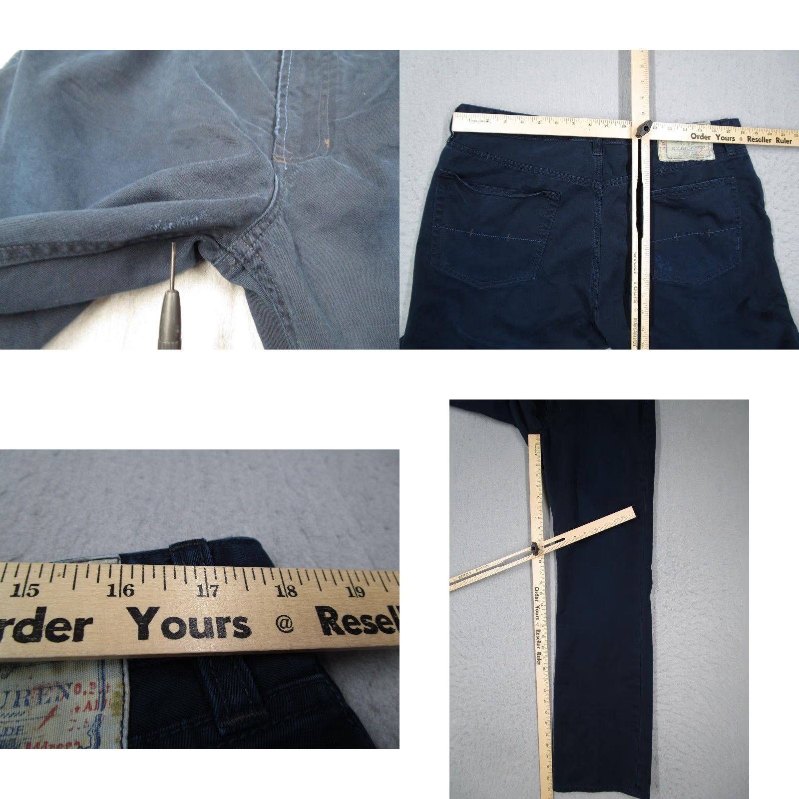 Polo Ralph Lauren Polo Ralph Lauren Pants Mens 36x34 Navy Blue Classic 867 Straight Cotton Casual Regular 867 Size US M / EU 48-50 / 2 - 8 Thumbnail