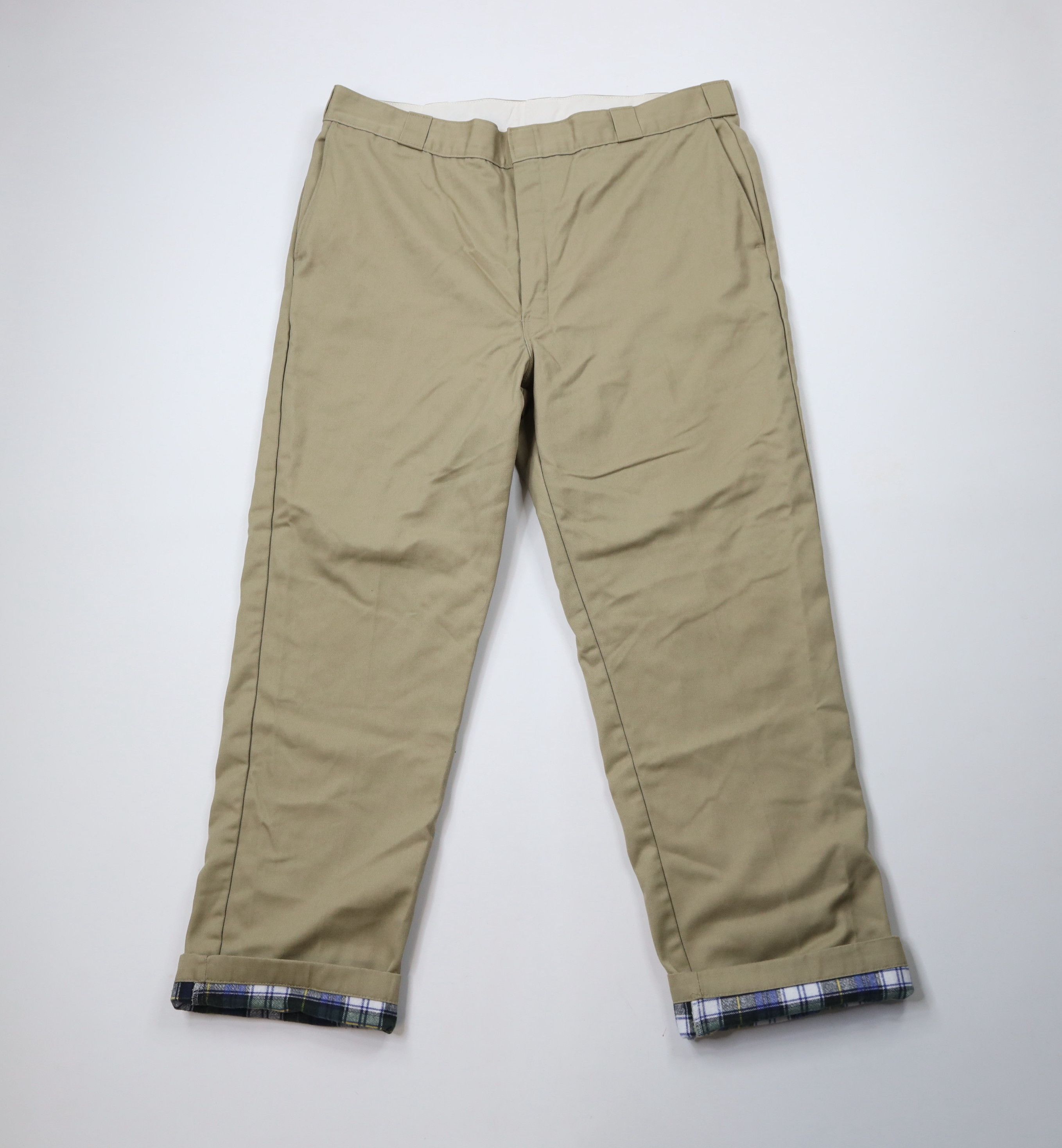 Dickies × Vintage Vintage 90s Dickies Lined Wide Leg Workwear Pants USA Size US 42 / EU 58 - 1 Thumbnail
