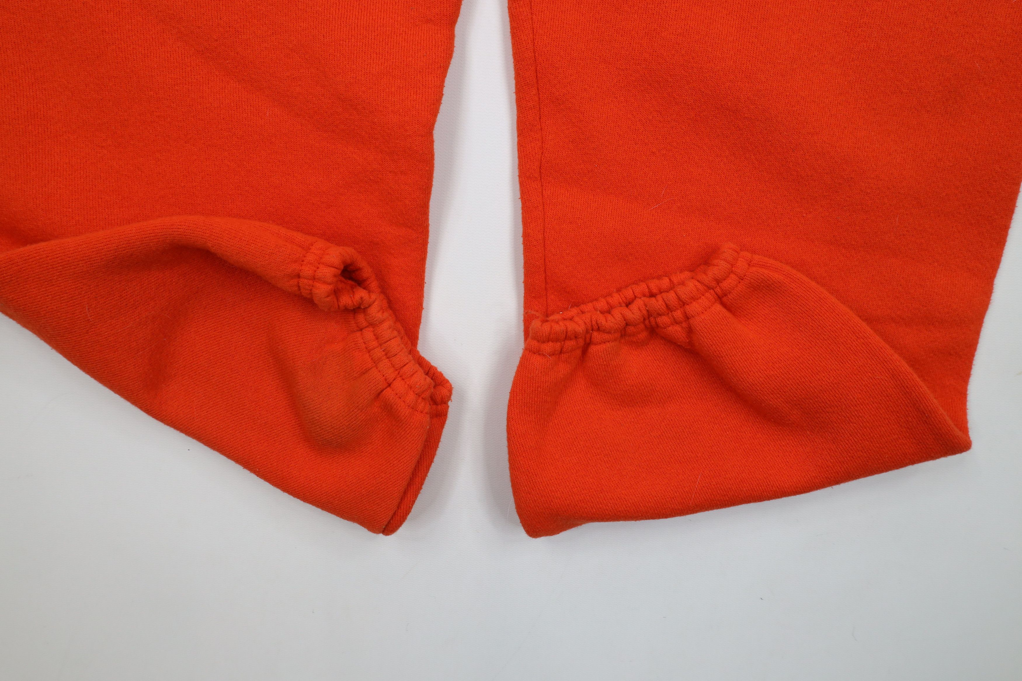 Vintage Vintage 90s Streetwear Heavy Sweatpants Joggers Orange USA Size US 38 / EU 54 - 5 Thumbnail