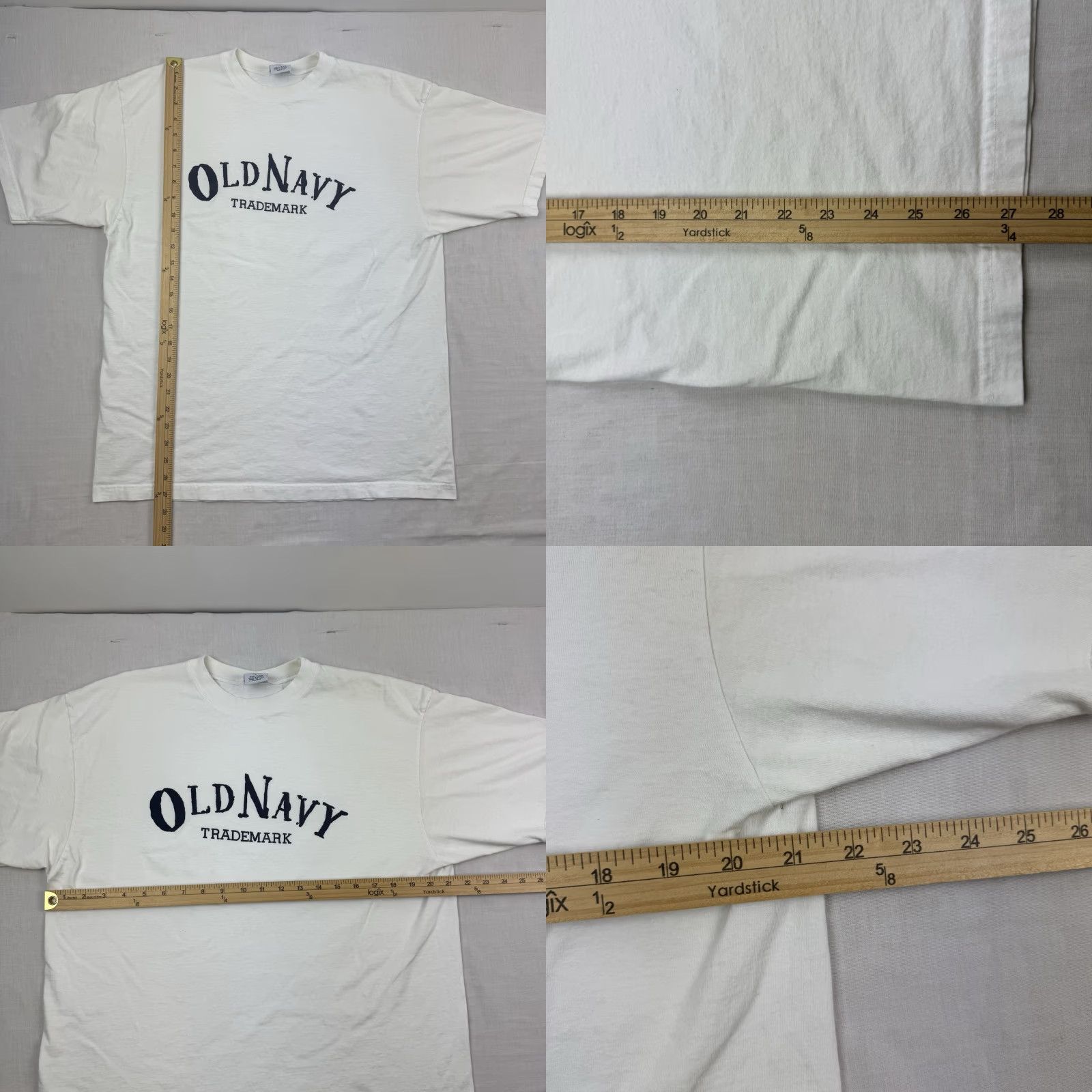 Old Navy VINTAGE Old Navy Logo T-Shirt Men L White Hipster Y2K USA 90s Decade Size US L / EU 52-54 / 3 - 8 Thumbnail