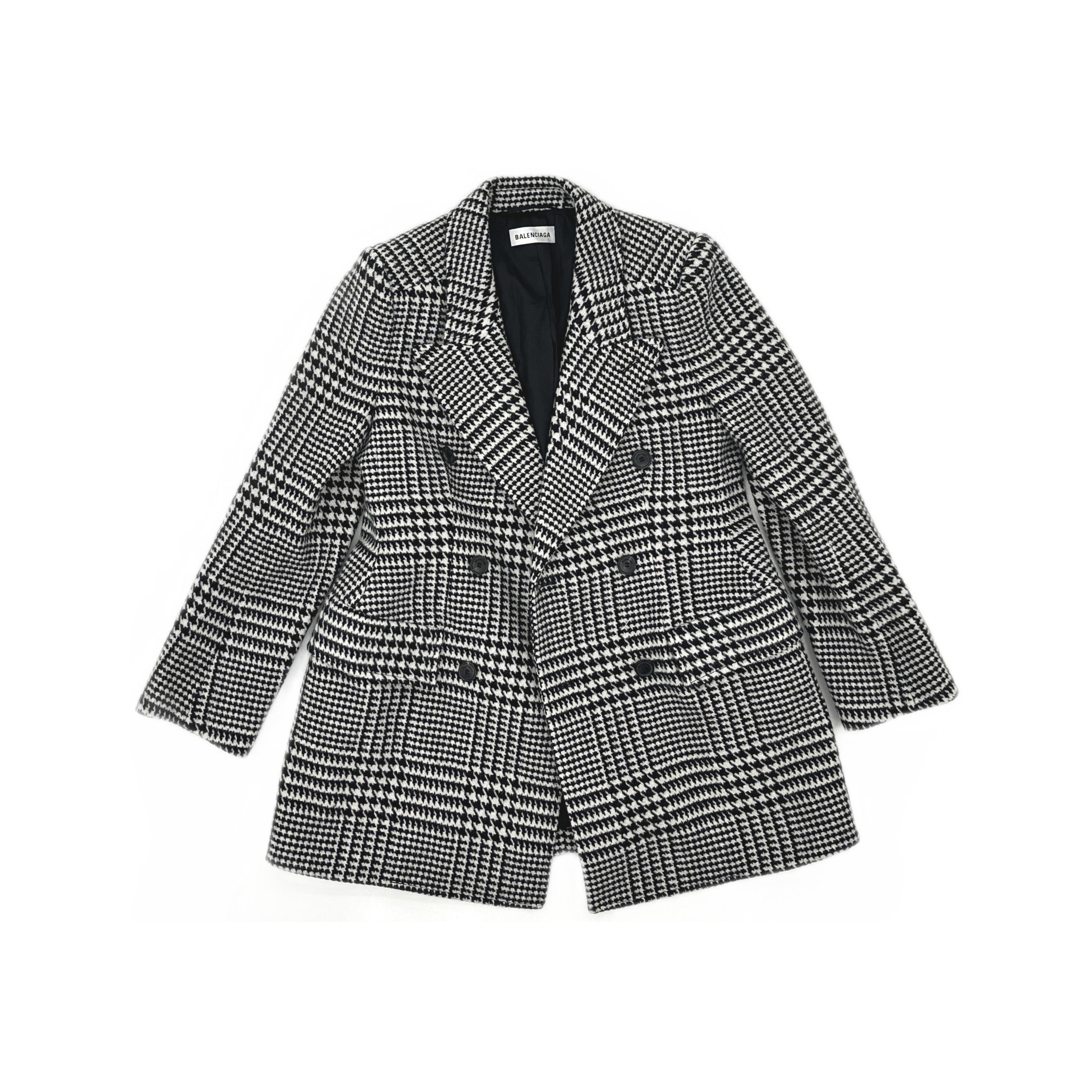 Balenciaga Balenciaga Houndstooth Blazer IT 40 Size S / US 4 / IT 40 - 1 Thumbnail