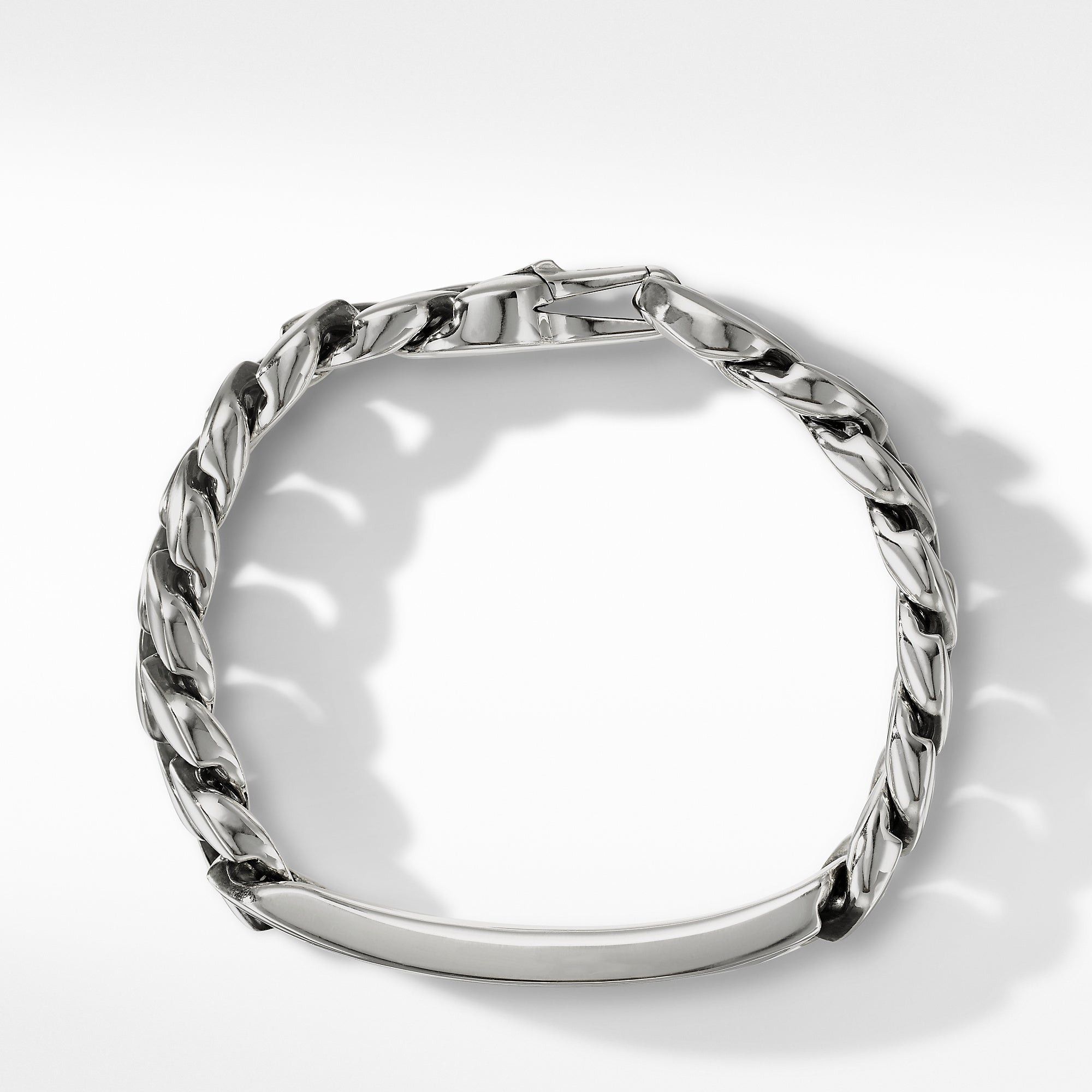 David Yurman o1w1db10325 Size:OS/Curb Chain Id Bracelet in Silver Size ONE SIZE - 2 Thumbnail