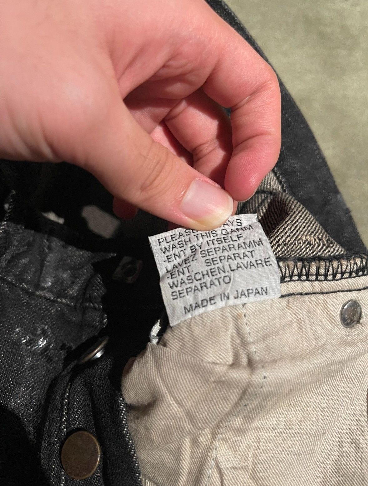 Dior Dior aw03 hedi slimane denim jeans Size US 29 - 7 Thumbnail