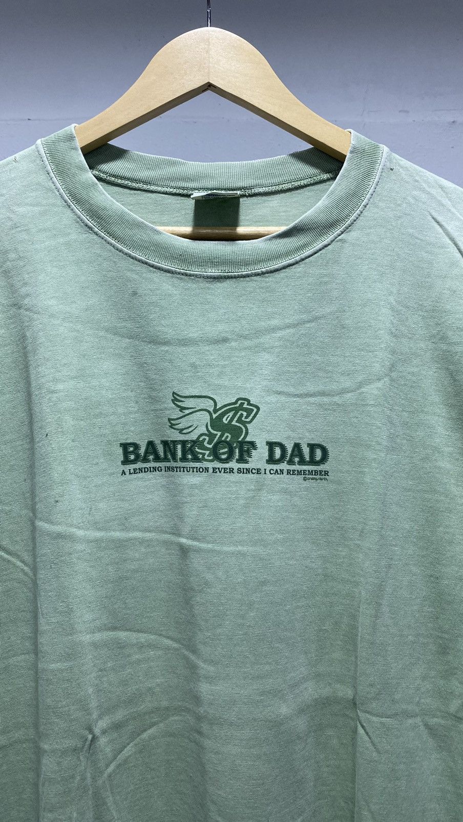 Vintage 💥Money Dyed 80s Bank of Dad Size US L / EU 52-54 / 3 - 2 Thumbnail