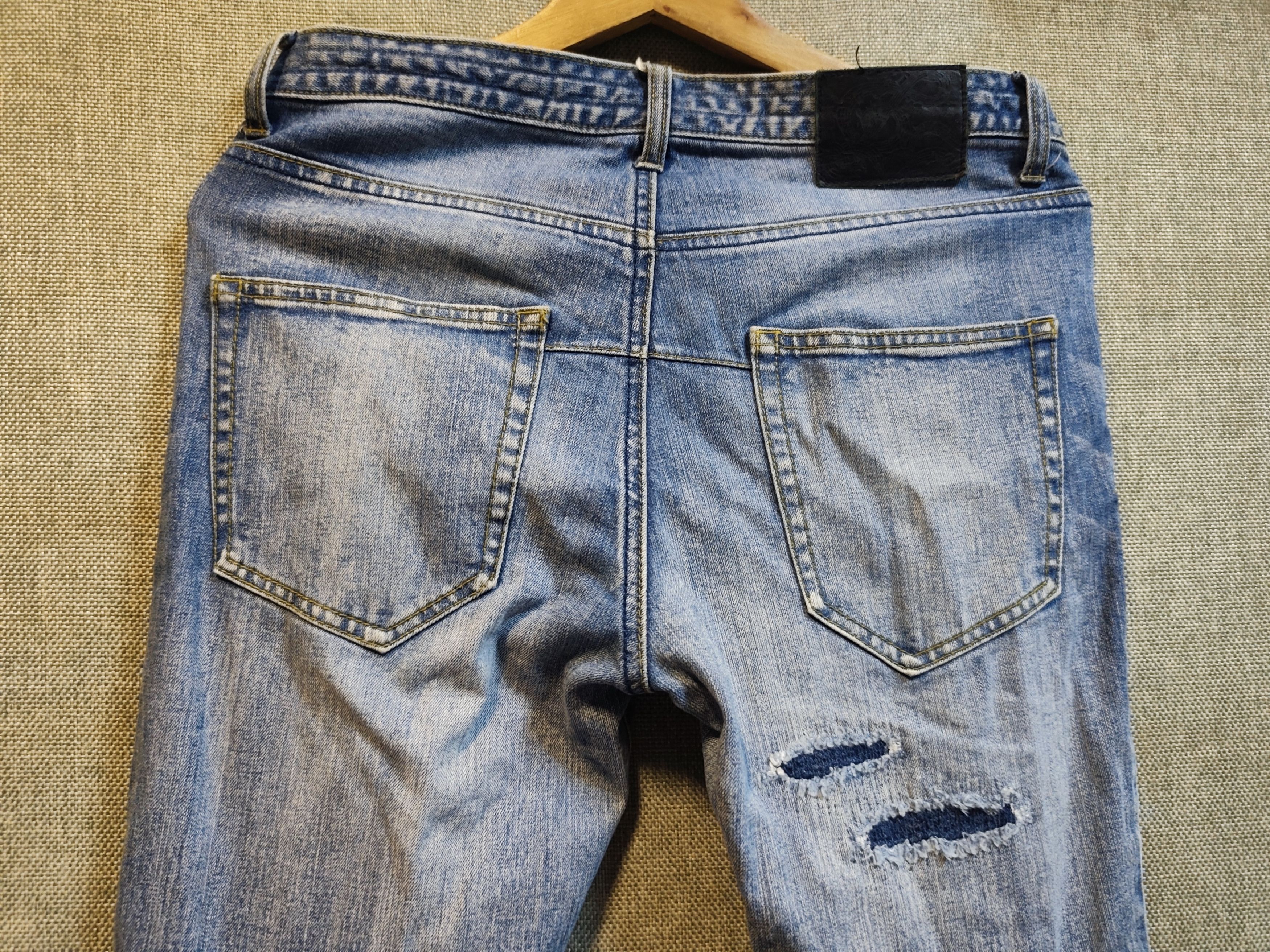 NANO universe × Number (N)ine Number Nine x Nano Universe Distressed Jeans Size US 30 / EU 46 - 3 Thumbnail
