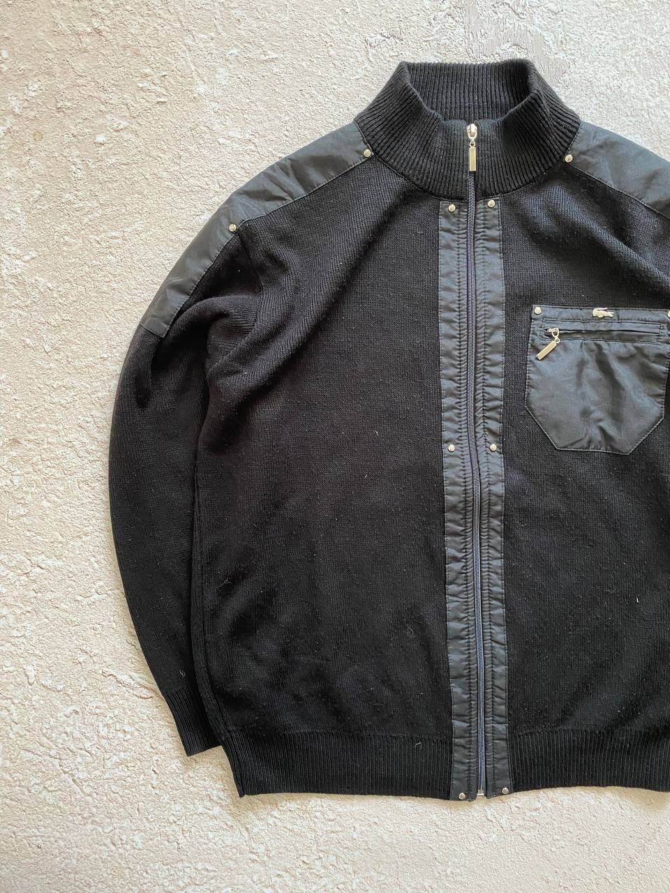 Japanese Brand × Vintage Lacoste faded futuristic distressed sweatshirt Size US L / EU 52-54 / 3 - 4 Thumbnail
