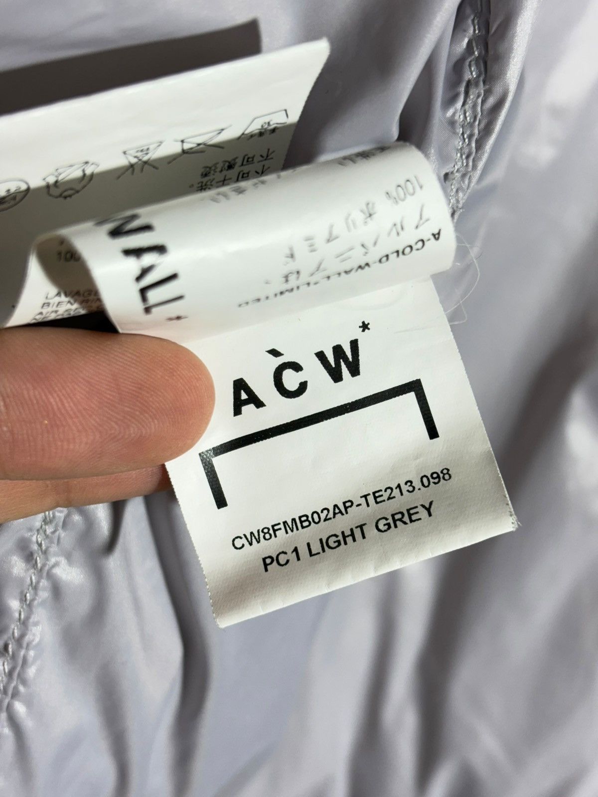 A-COLD-WALL* A Cold Wall Lilac Elongated Zip Detailed Logo Down Jacket Size US M / EU 48-50 / 2 - 25 Thumbnail