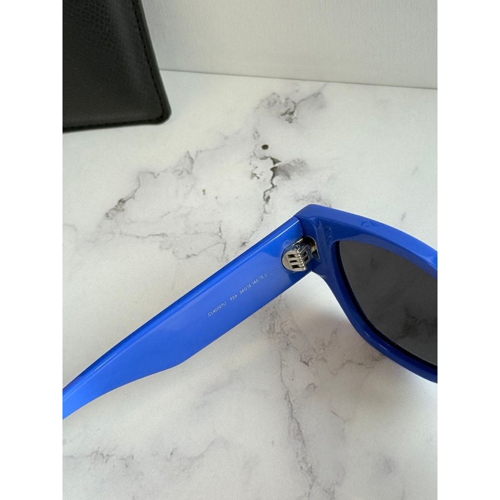 Celine NEW Celine CL40197U Cat Eye Blue Logo Sunglasses Size ONE SIZE - 7 Thumbnail