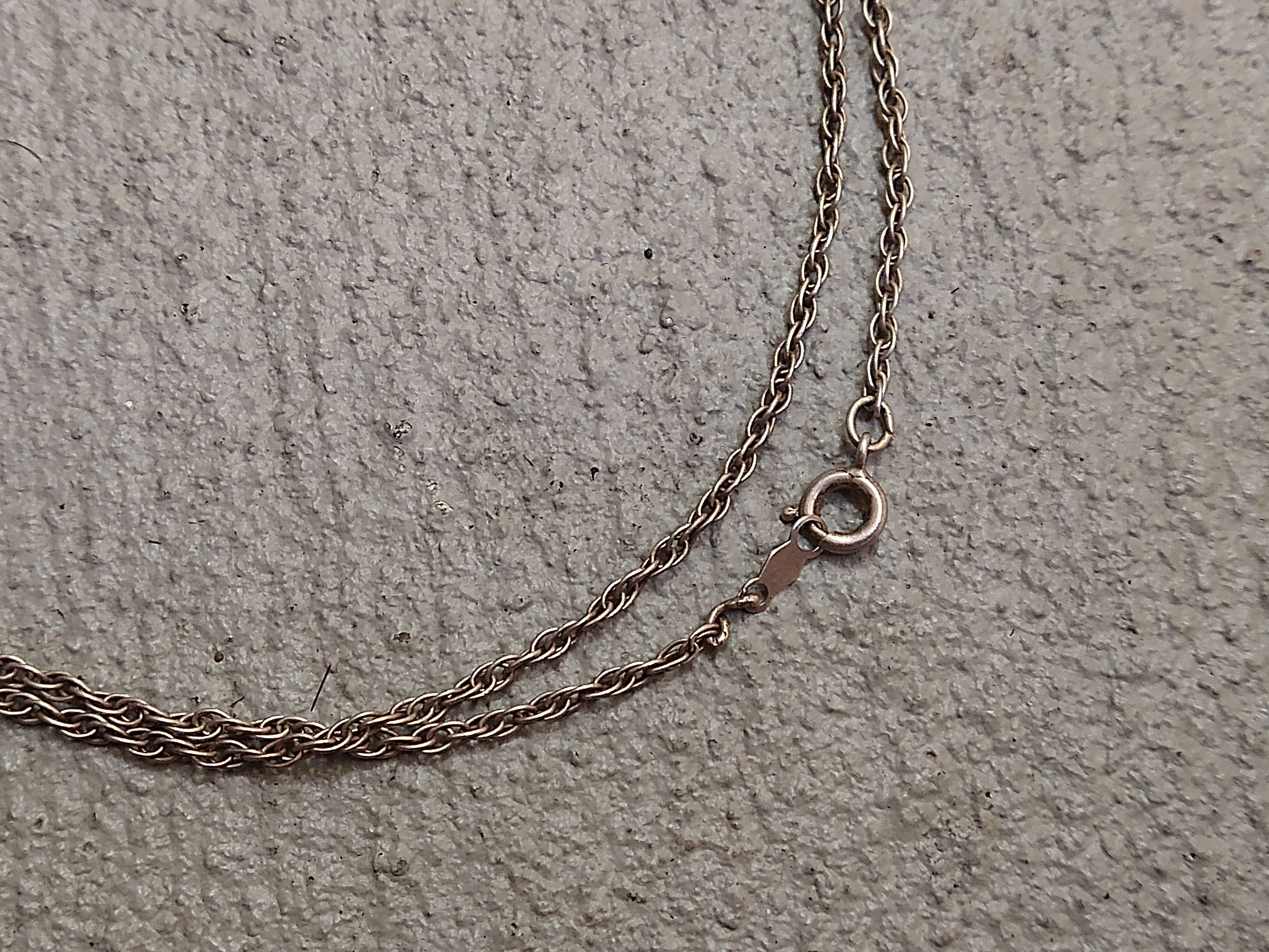 Jewelry Vintage Sterling Silver Necklace Oval Chain Link 21" Size ONE SIZE - 3 Thumbnail