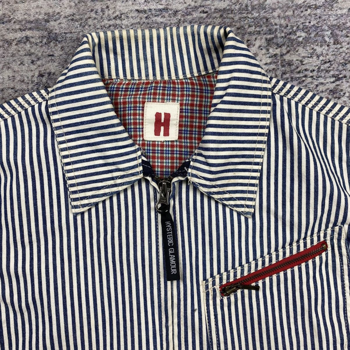 Hysteric Glamour Vintage Hysteric glamour stripe work jacket Size US S / EU 44-46 / 1 - 5 Thumbnail