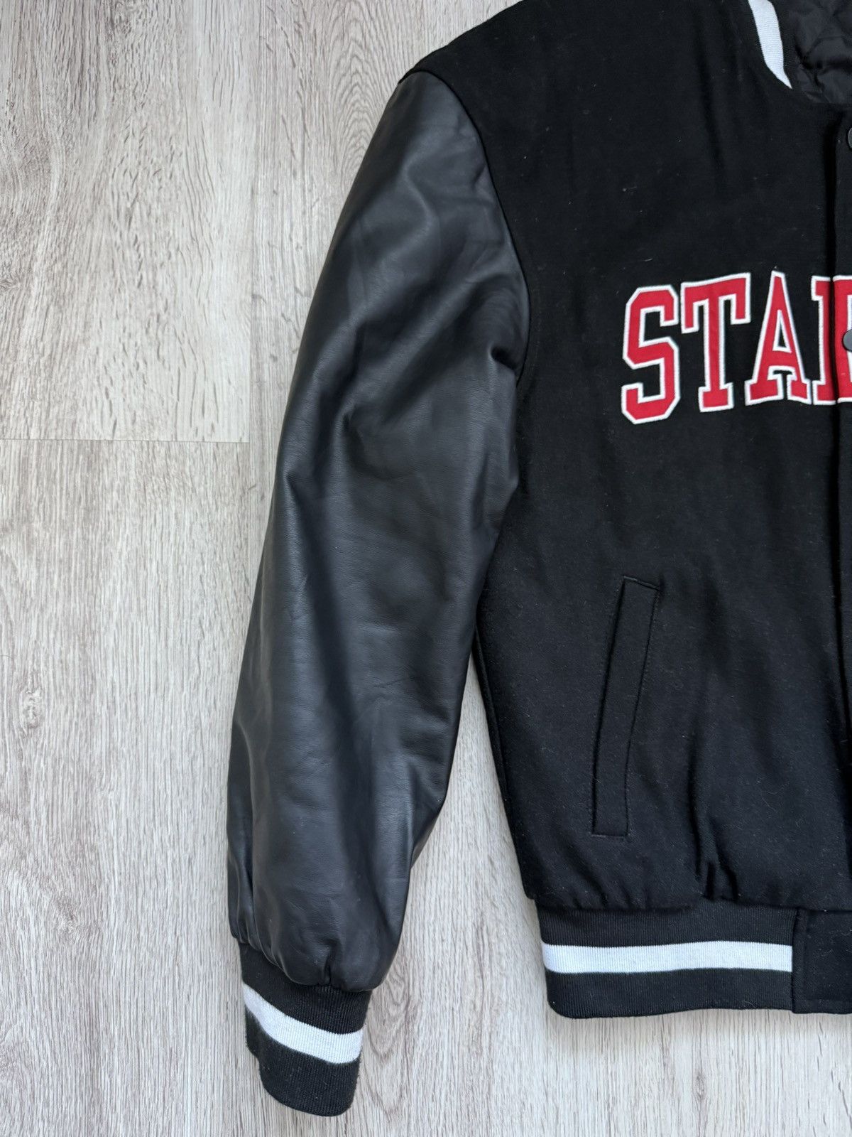 Starter Starter Black Label Varsity Jacket Wool LeatherOversized Fit Size US S / EU 44-46 / 1 - 5 Thumbnail