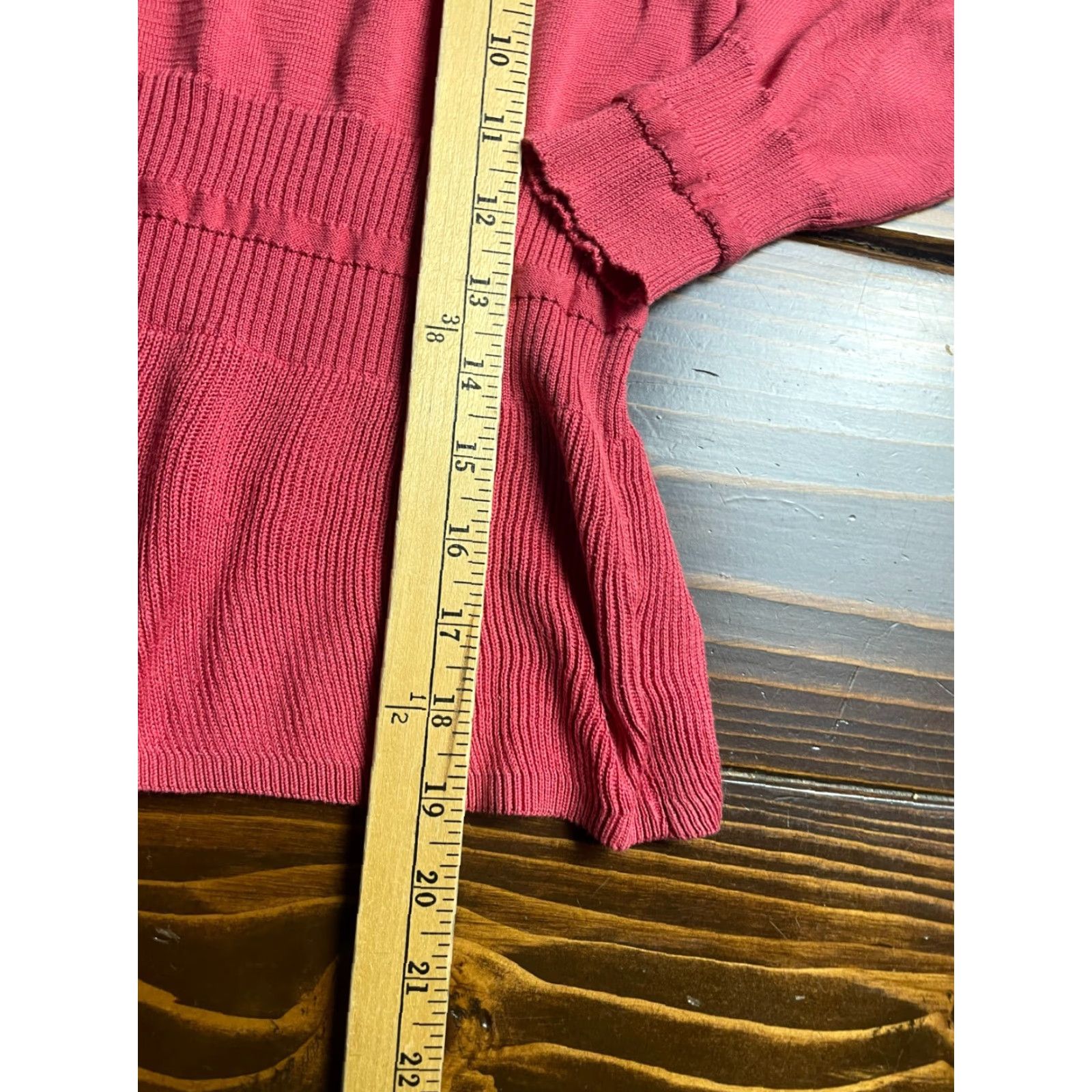 Vintage cAbi Sweater Cardigan, Women's Size Large Mauve Pink Knit Size L / US 10 / IT 46 - 4 Thumbnail