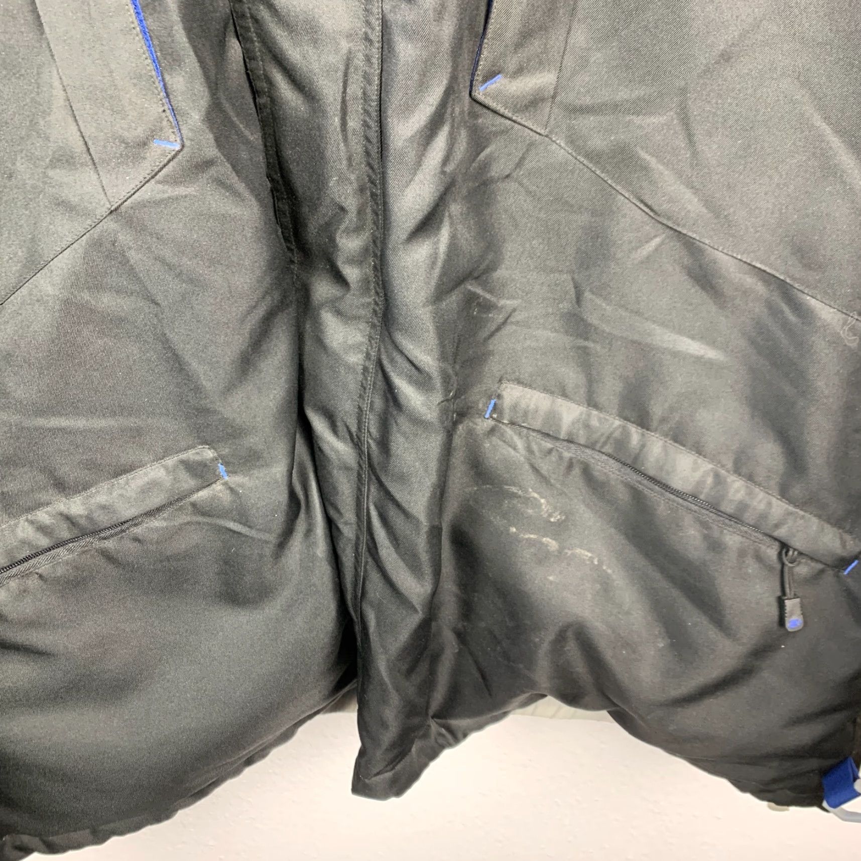 Starter VINTAGE Starter Down Jacket Coat Black Royal Blue 90s Puffer Jacket XLT Mens Size US XL / EU 56 / 4 - 2 Thumbnail
