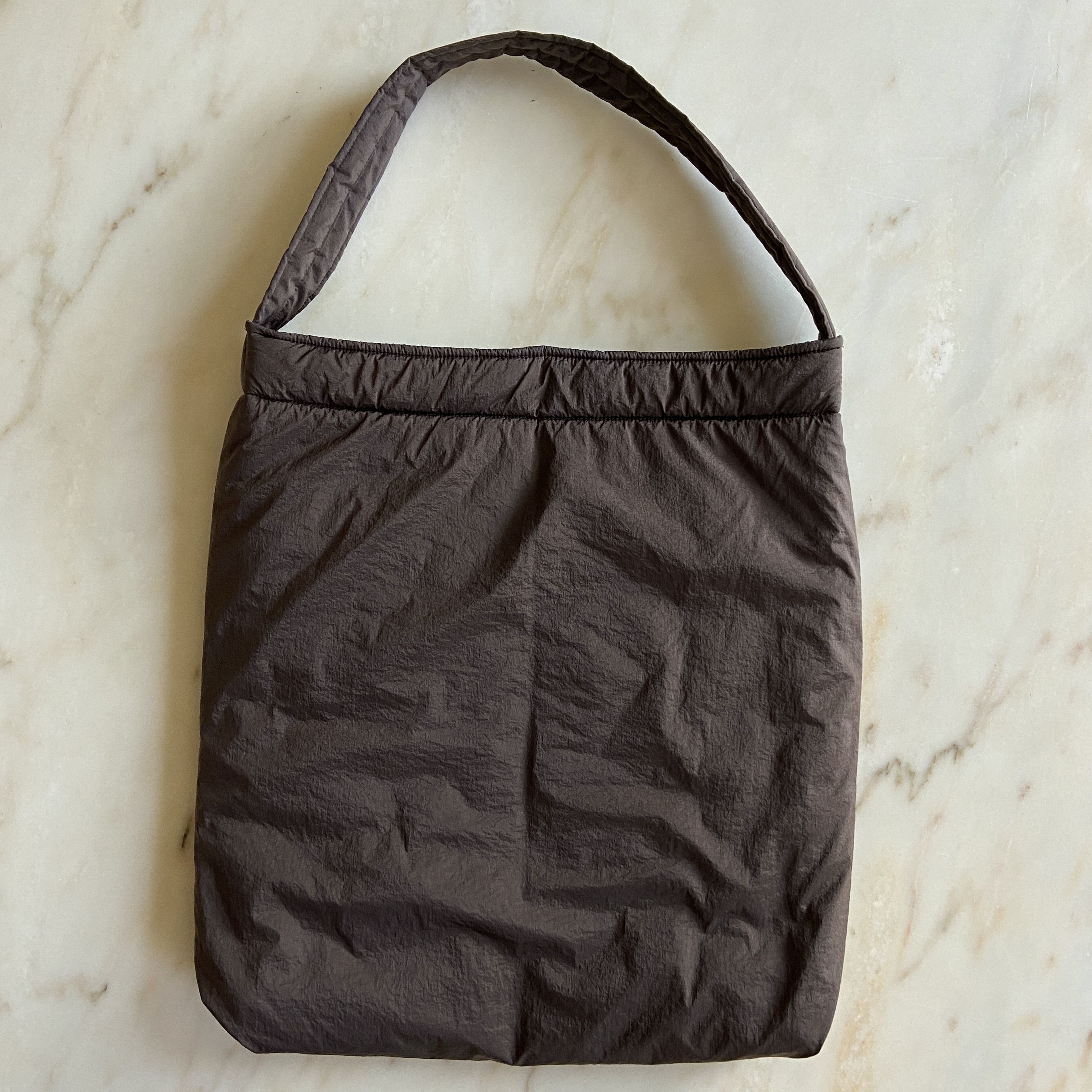 ATON JAPAN BROWN NYLON MEDIUM TOTE BAG