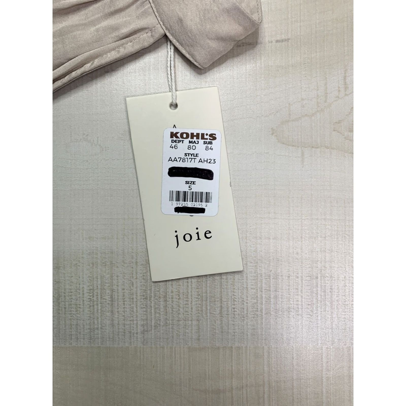 Joie VINTAGE Joie Tank Top Satin High Neck XS Beige Women Regular XS Size XS / US 0-2 / IT 36-38 - 4 Thumbnail