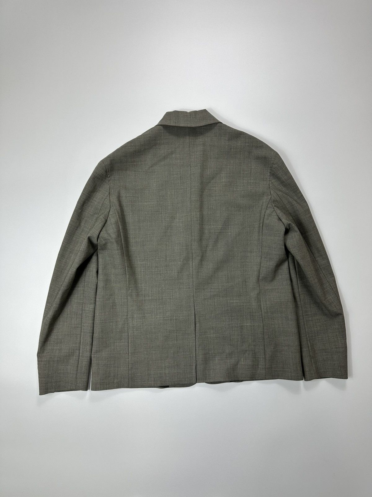 Polo Ralph Lauren Polo Ralph Lauren Wool Blazer Men’s Gray Made In Italy Size 46R - 2 Thumbnail