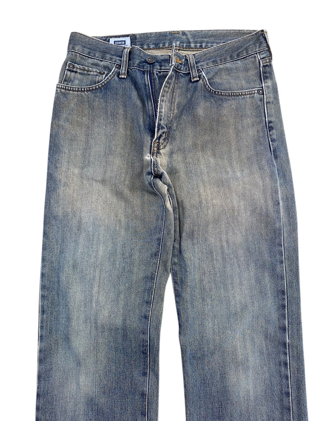 Edwin Edwin Blue Acid Wash Style Straight Cut Jeans Size US 28 / EU 44 - 2 Thumbnail
