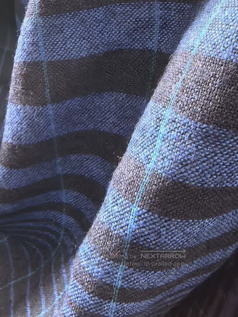 Issey Miyake Issey Miyake Pullover Blue Plaid Size US M / EU 48-50 / 2 - 3 Thumbnail