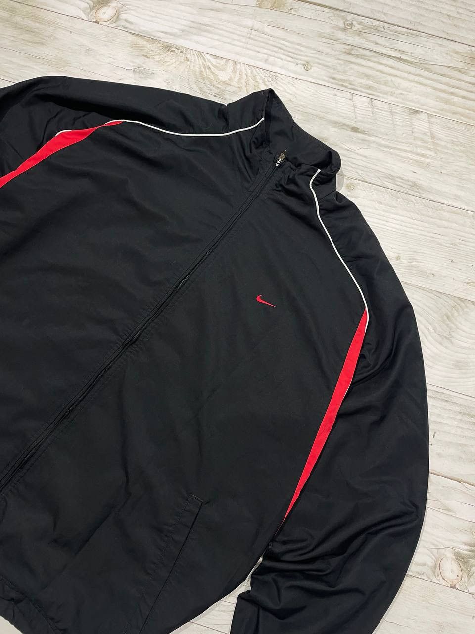 Vintage Nike Court Track Jacket Striped Swoosh 00s