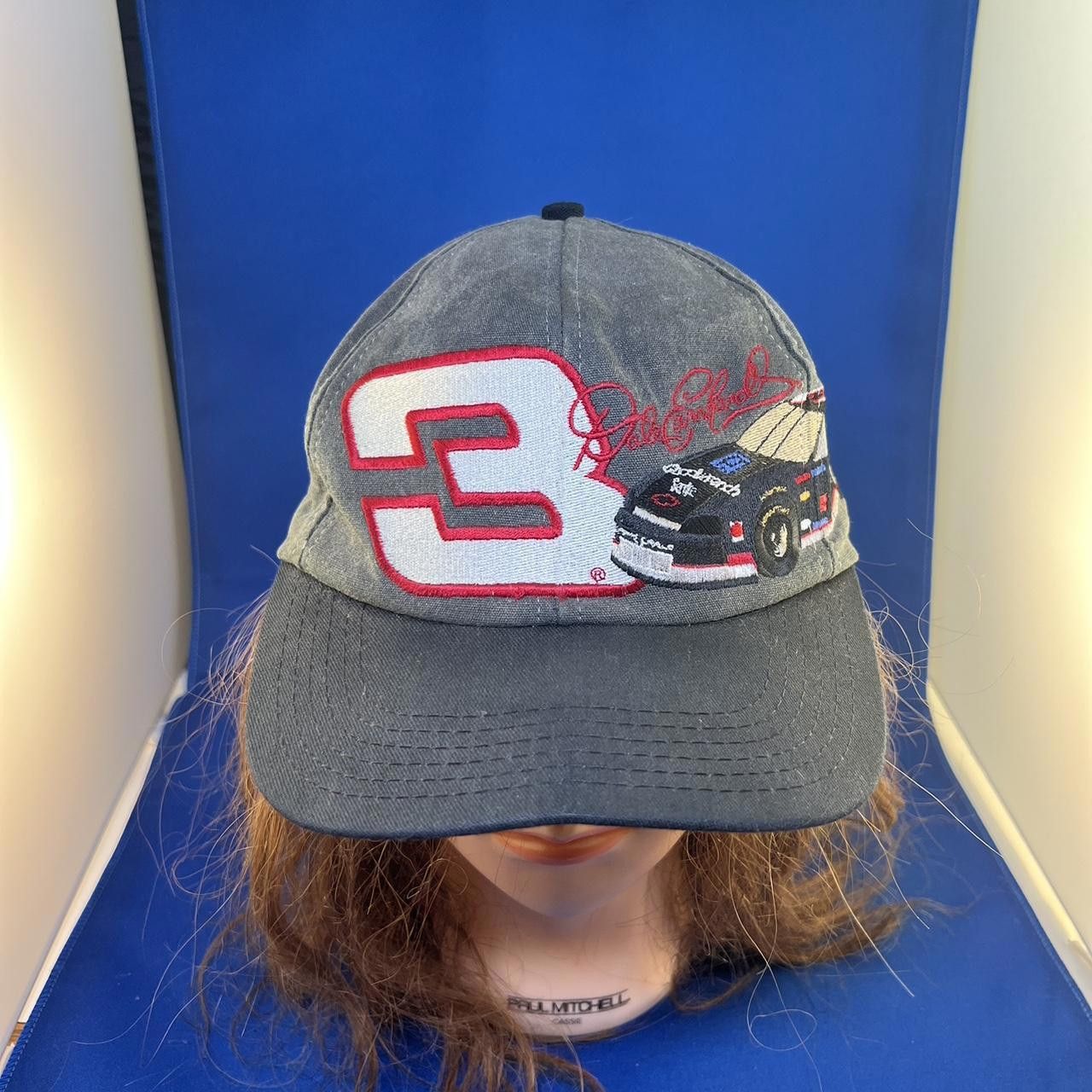 NASCAR Dale Earnhardt #3 Adjustable Cap - Vintage Racing Hat Size ONE SIZE - 1 Thumbnail