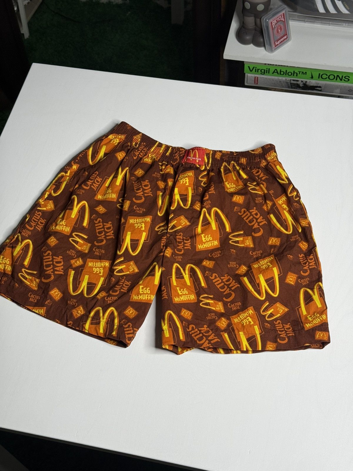 Travis Scott Travis Scott x McDonalds Boxer Shorts Brown [M] PREOWNED Size US 32 / EU 48 - 1 Thumbnail