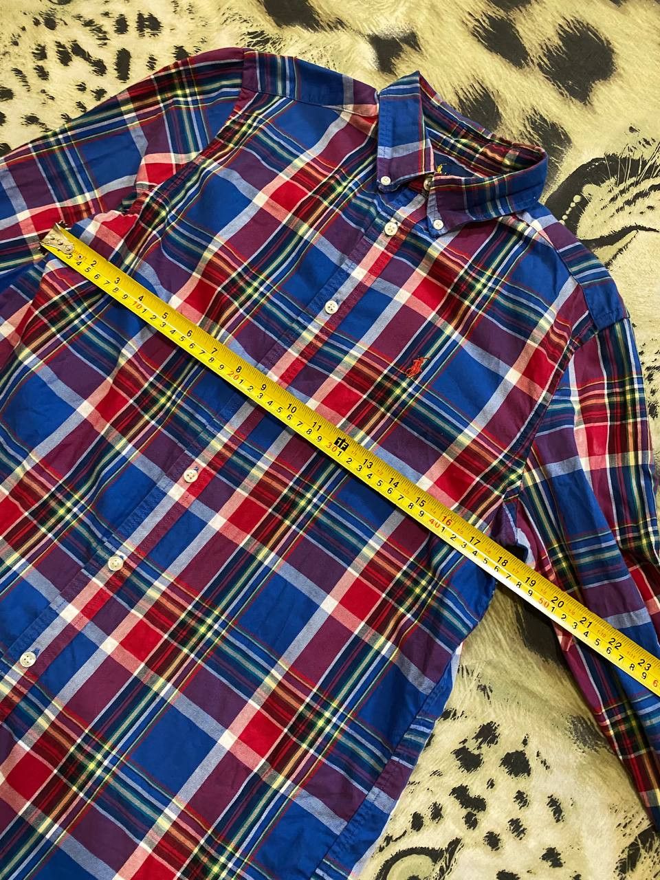 Polo Ralph Lauren Shirt Plaid Flannel Long Sleeves Button Up Y2K XL(18-20) Size US M / EU 48-50 / 2 - 11 Thumbnail