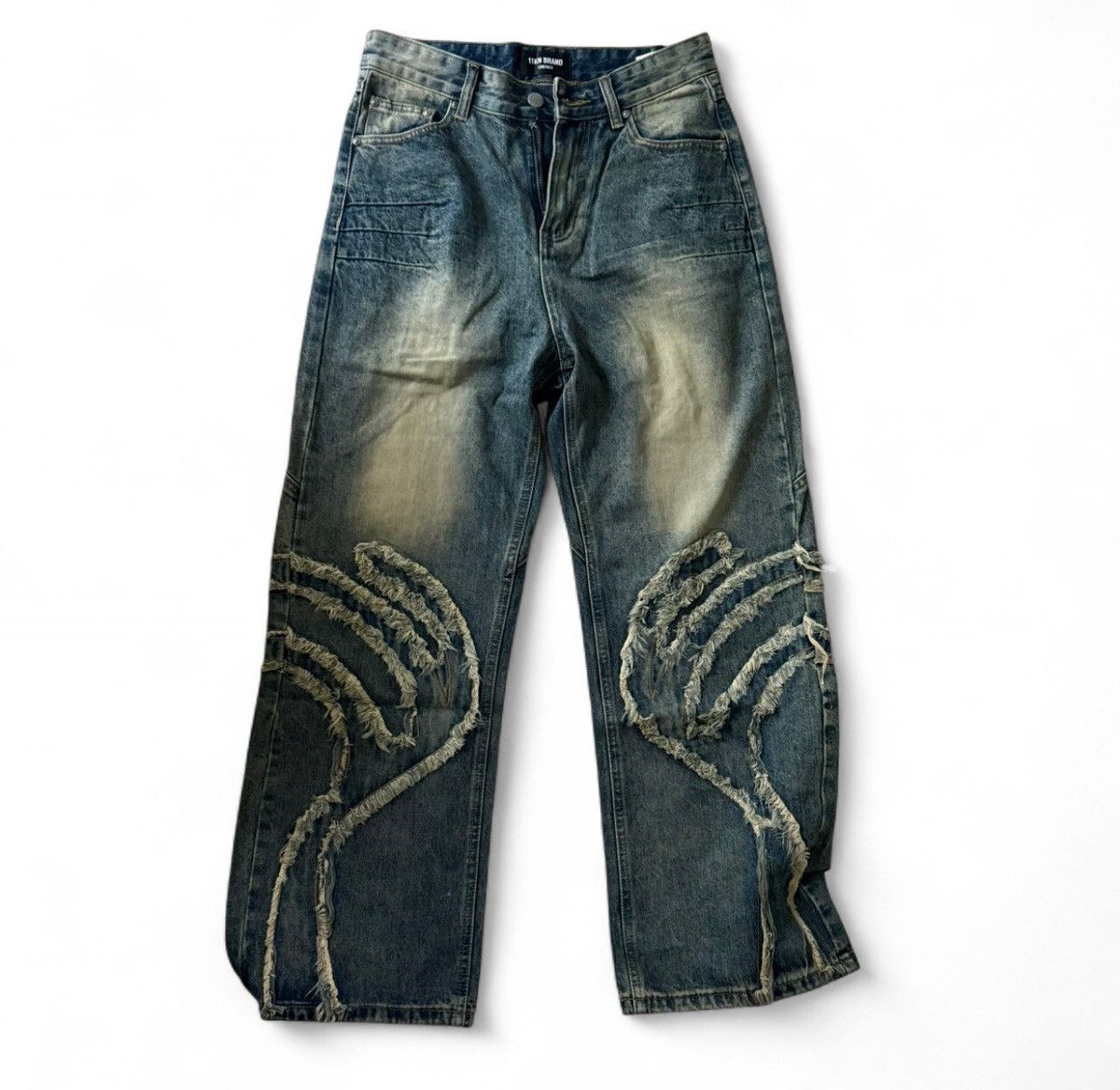 Other Japanese Y2K Distressed Denim Size US 32 / EU 48 - 1 Thumbnail