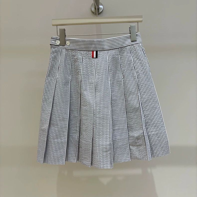 Thom Browne Thom Browne Grey pleated skirt Size 25" / US 0 / IT 36 - 2 Thumbnail