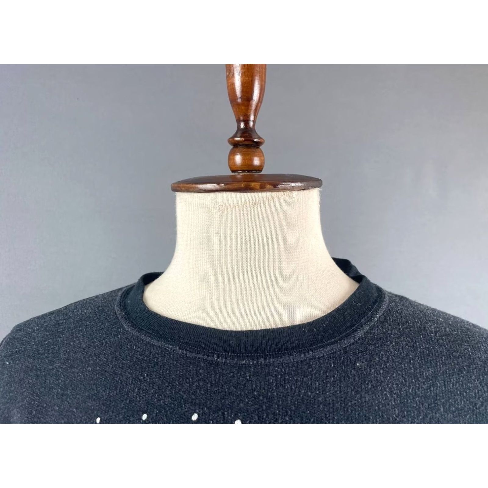 Hard Rock Cafe Hard Rock Cafe London Sweatshirt Men XL Black Cotton Wool Crew Neck Vintage Size US XL / EU 56 / 4 - 4 Thumbnail