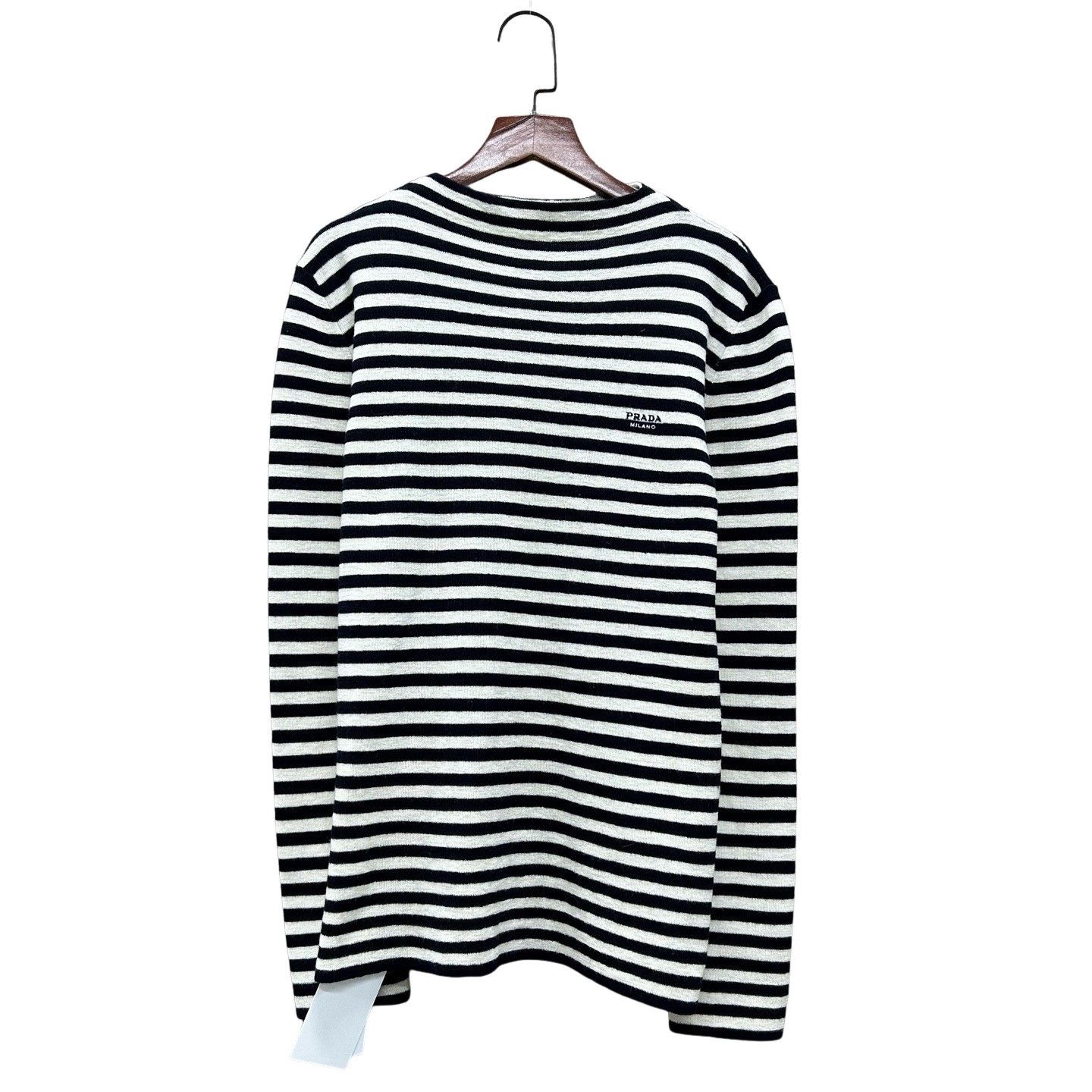 Prada Prada Striped Logo Sweater Size 42 Size M / US 6-8 / IT 42-44 - 1 Thumbnail