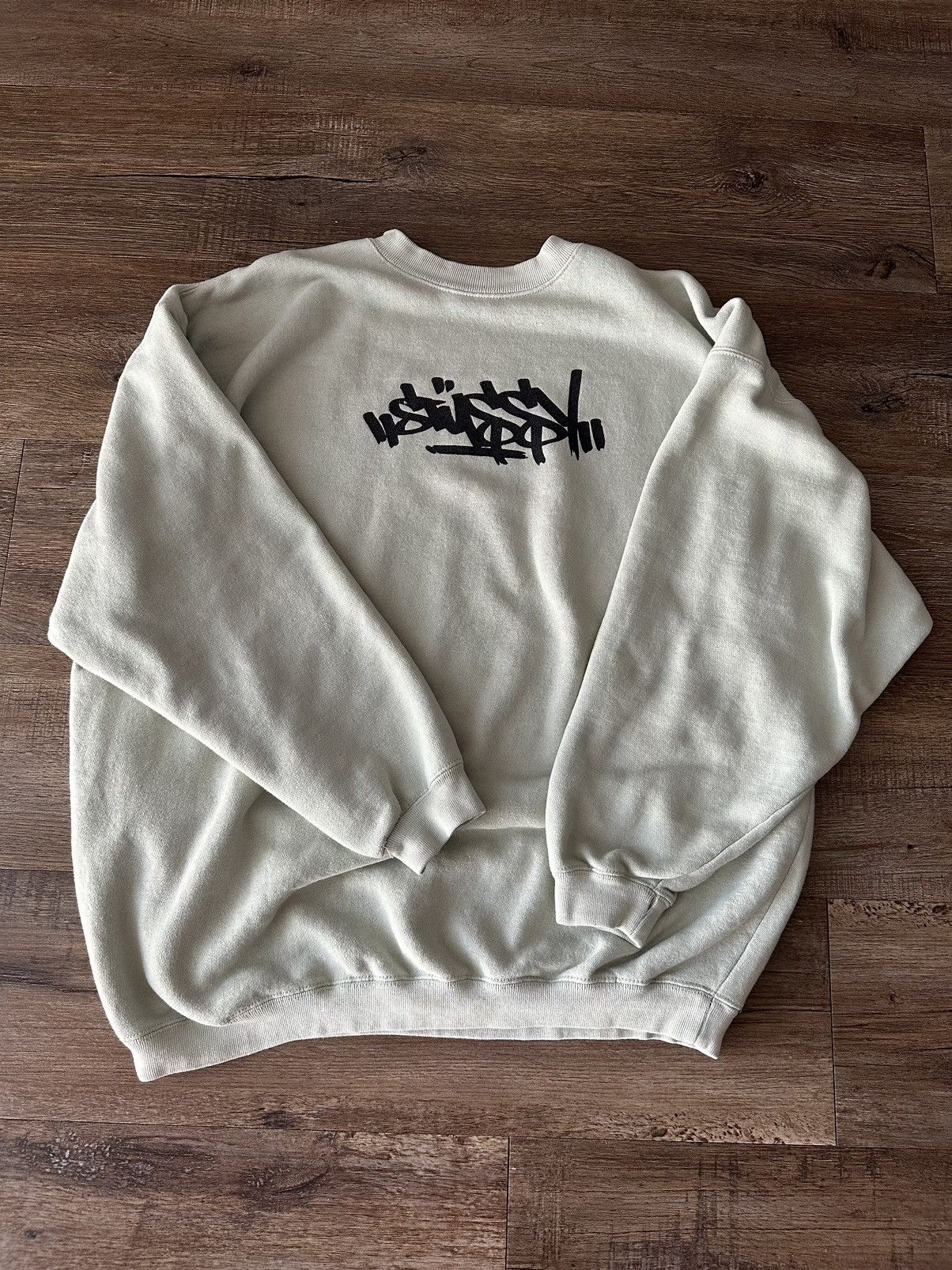 Vintage Stussy Graffiti Logo Sweatshirt XL