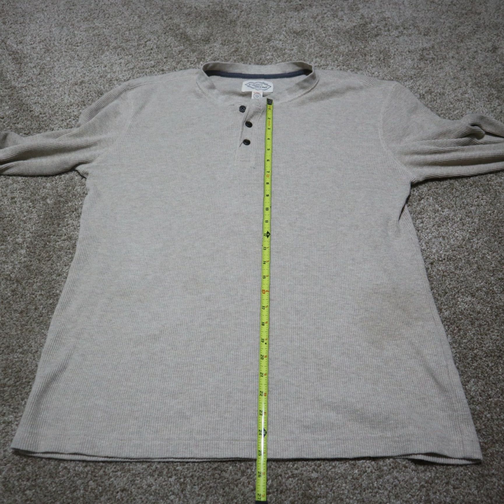 Vintage St. John's Bay Mens Tan Beige Long Sleeve Pullover Size XL Knit Sweater Size US XL / EU 56 / 4 - 5 Thumbnail
