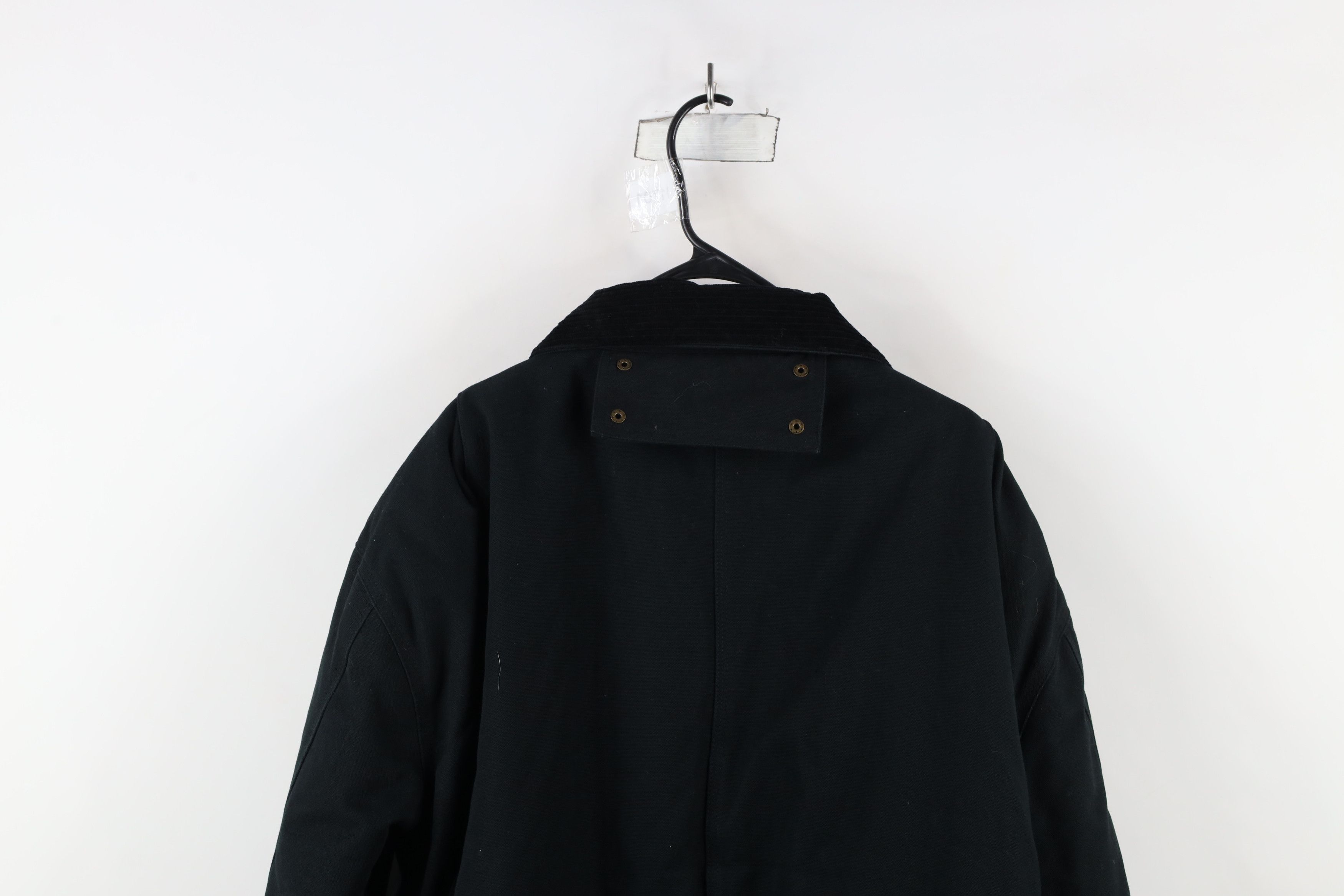 Vintage Vintage Y2K Streetwear Lined Canvas Chore Barn Jacket Black Size US XL / EU 56 / 4 - 14 Thumbnail