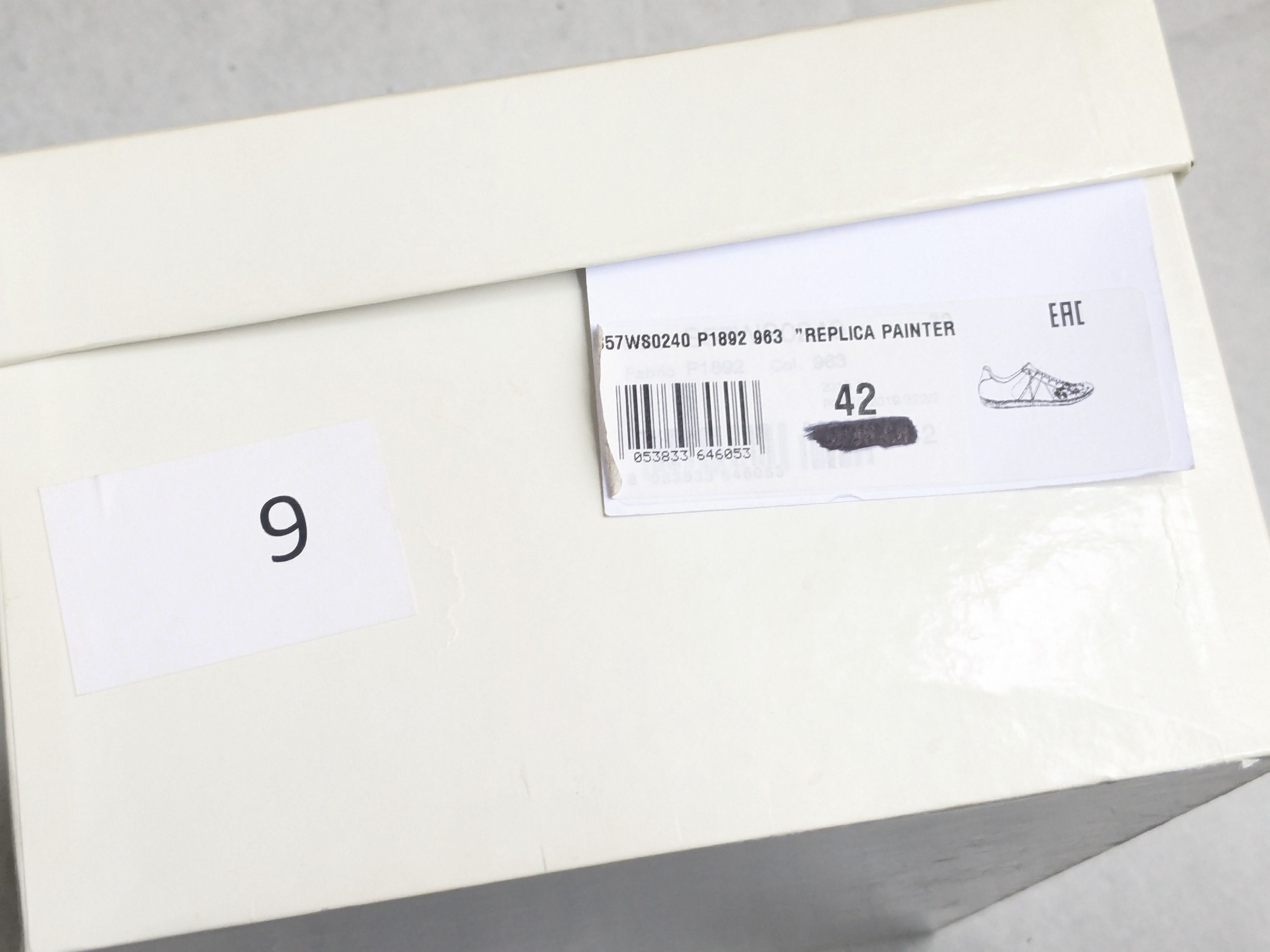 Maison Margiela Maison Margiela Replica GAT Paint Splatter Black 9 42 Size US 9 / EU 42 - 19 Thumbnail