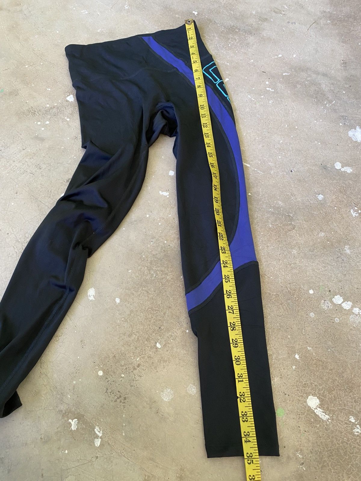 Reebok Reebok Speedwick Compression Leggings Cyber Activewear Size 26" / US 2 / IT 38 - 11 Thumbnail