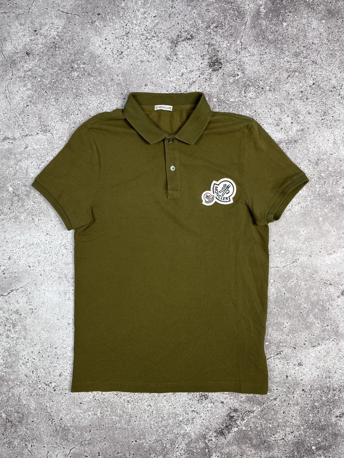 Moncler Moncler Polo Maglia Manica Corta Logo | Grailed