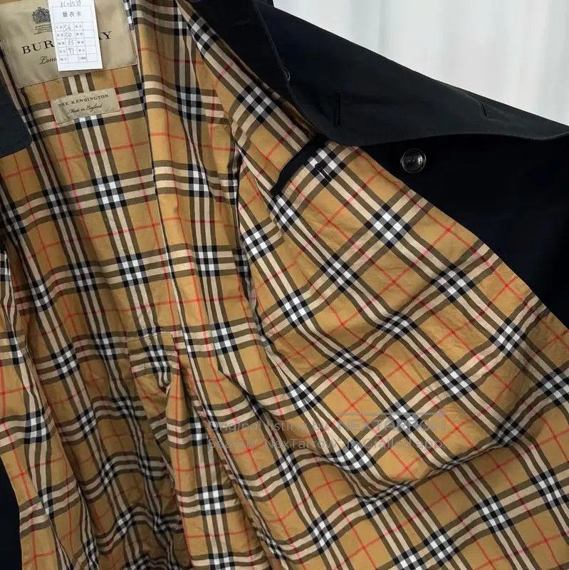 Burberry Burberry Black Cotton Double-Breasted Trench Coat. Size US XXL / EU 58 / 5 - 5 Thumbnail