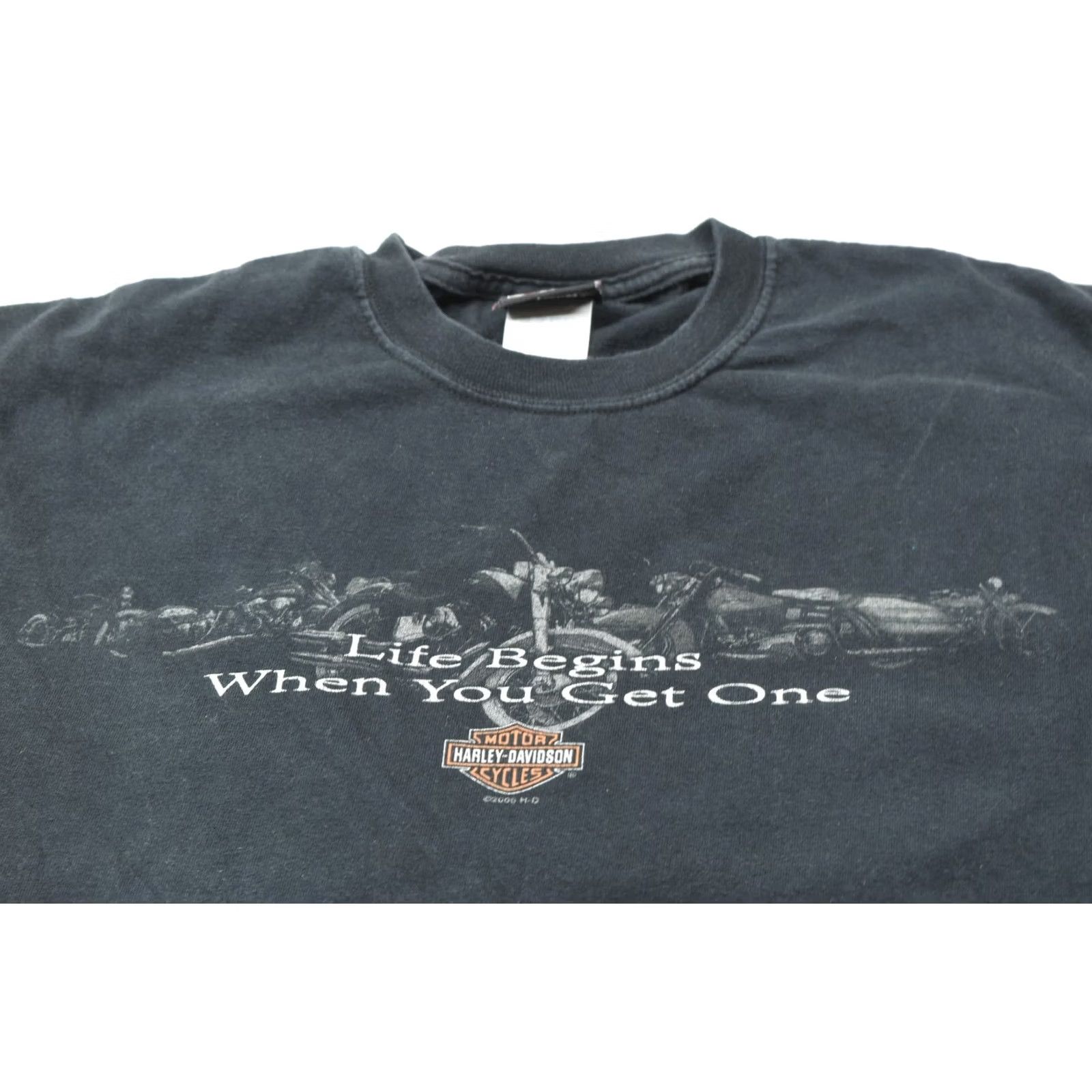 Harley Davidson VINTAGE Harley-Davidson Grand Canyon T-Shirt Mens Large Black Sedona Moto Y2K Size US L / EU 52-54 / 3 - 3 Thumbnail