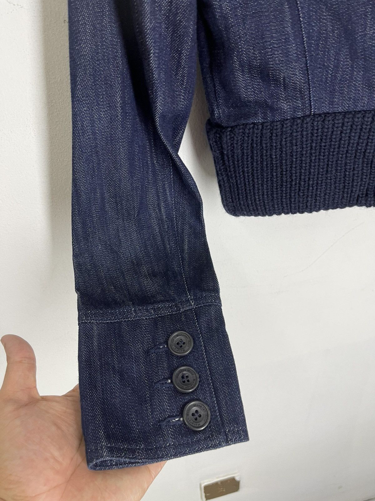 Designer VINTAGE MANANAN MCLIR CROP DENIM JACKET Size S / US 4 / IT 40 - 3 Thumbnail