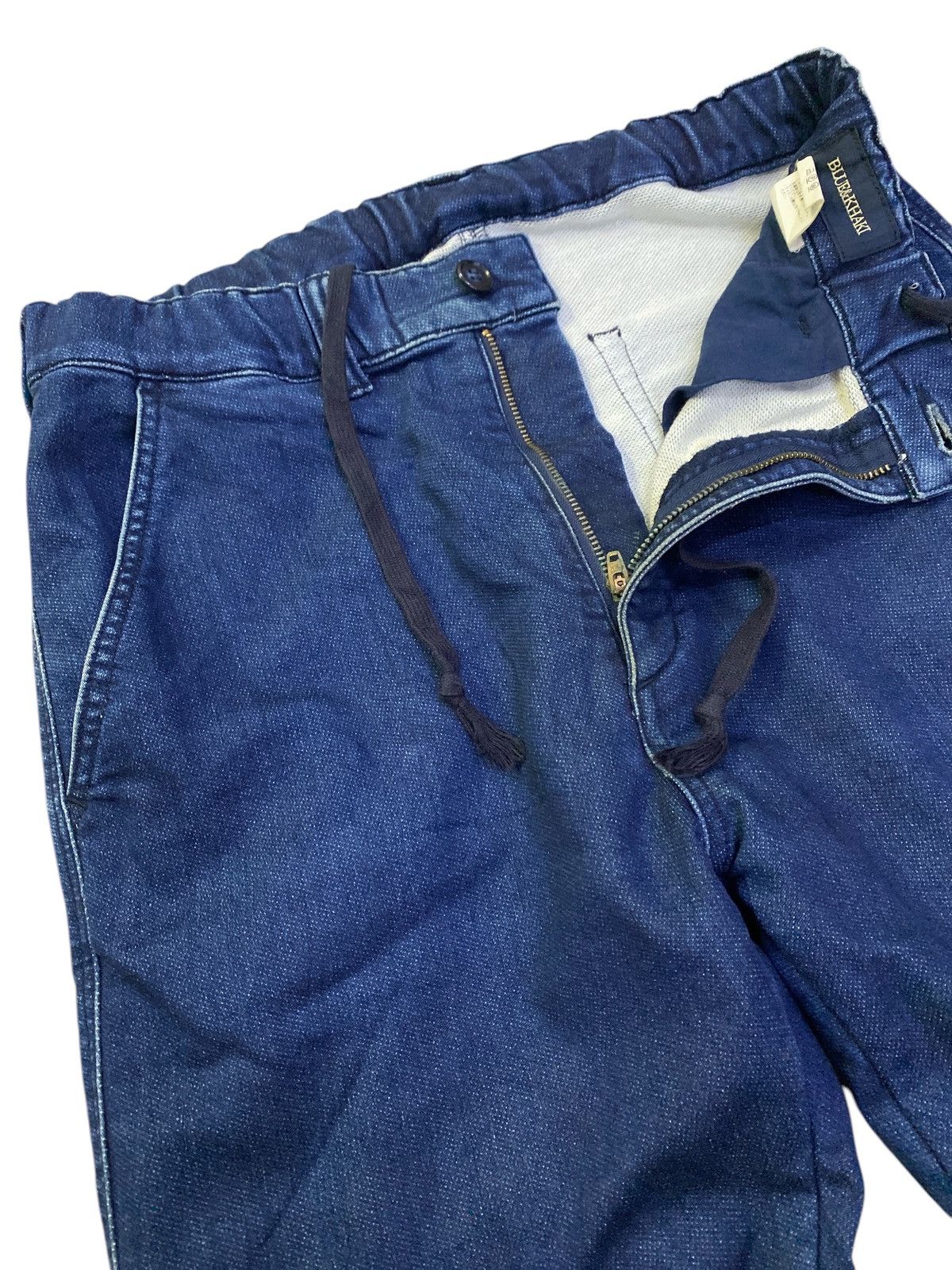 Japanese Brand Japanese Brand Blue & Khaki Jogger Jeans Size US 32 / EU 48 - 6 Thumbnail