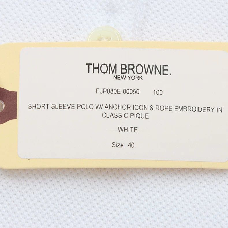Thom Browne Thom Browne College windship anchor embroidery polo shirt Size M / US 6-8 / IT 42-44 - 8 Thumbnail