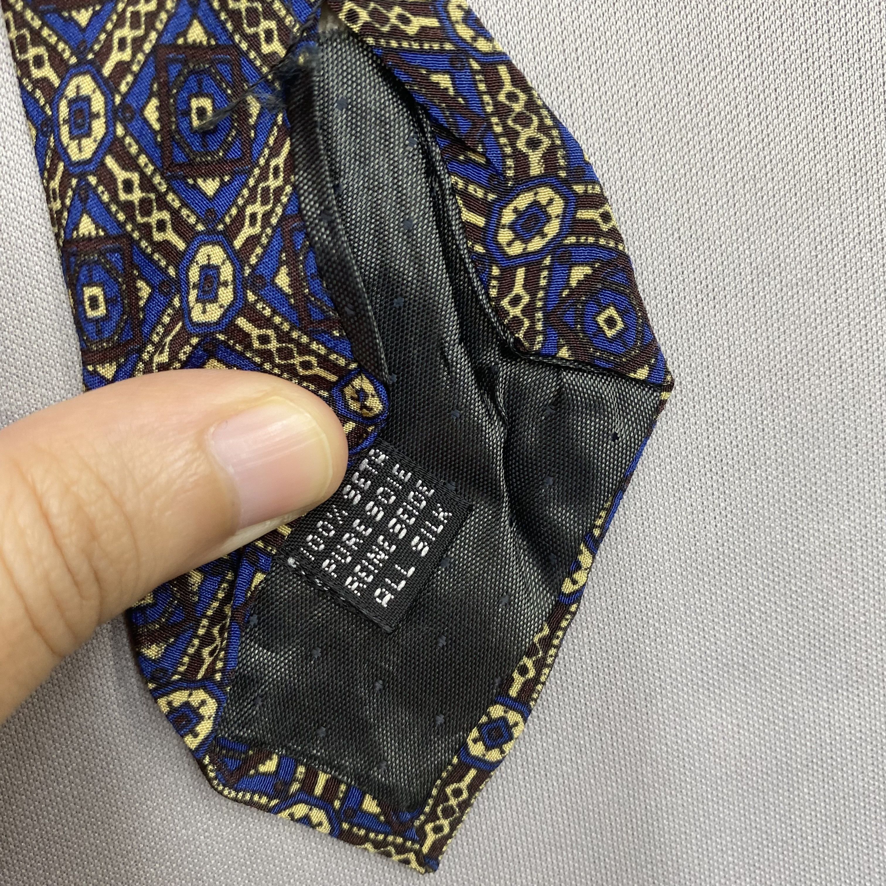 Japanese Brand Vintage Begger Martin London SILK Necktie Cravate Pure Silk Size ONE SIZE - 7 Thumbnail
