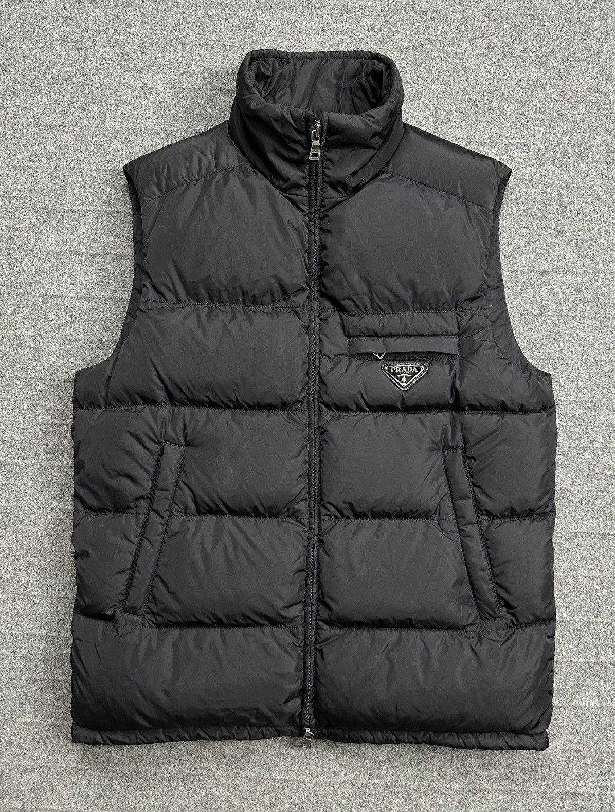 Prada Prada Black Padded Re-Nylon Vest | Grailed