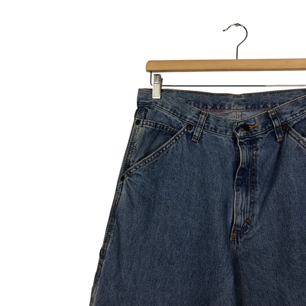 Japanese Brand × Vintage 📌Vintage Wrangler Denim Jeans Worker Wear Issey Miyake Size US 32 / EU 48 - 8 Thumbnail